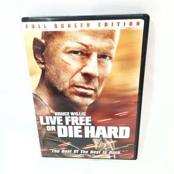 Live Free of Die Hard DVD Full Screen Action & Adventure - Picture 1 of 1